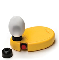 An egg candler to view the progress of an embryo development
